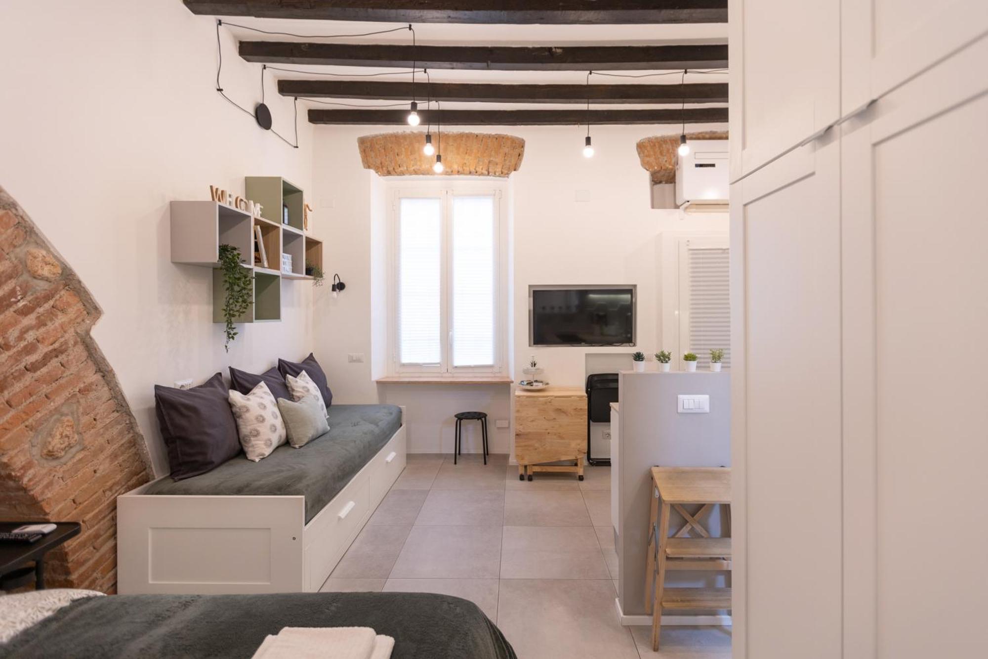 Bricks & Beams Studio In The Key Area Of Milano Esterno foto