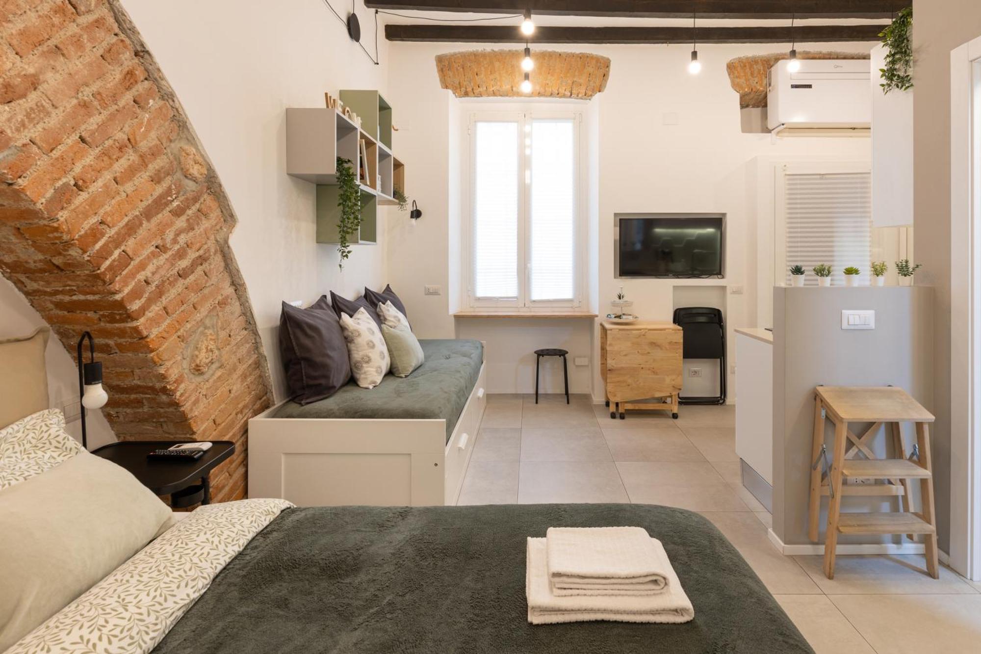 Bricks & Beams Studio In The Key Area Of Milano Esterno foto